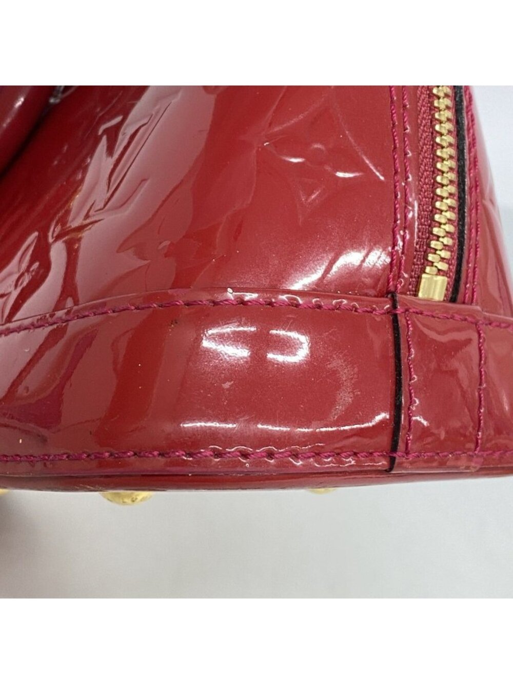 Louis Vuitton Handbag Vernis Alma BB Rose Indien 2-Way Bag - Picture 7 of 10